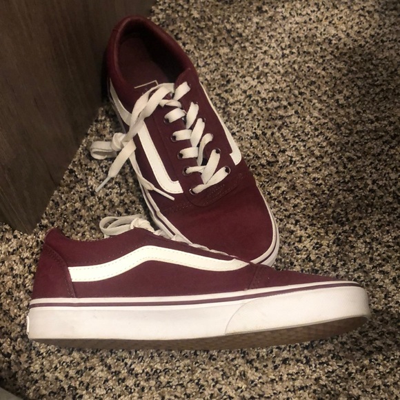 Maroon Old School Vans - Picture 3 of 6